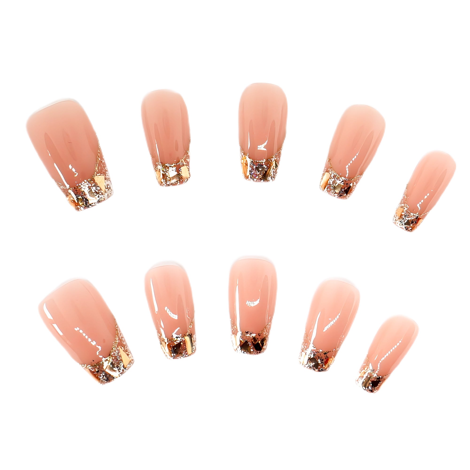 press-on-nails-golden-touch-2591