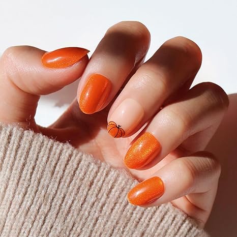 Glamnetic Press On Nails - Rosy Remains | Charcoal Gray 3D Skeleton Medium Coffin Fake Nails with Matte Finish, Salon Quality Halloween Nails | 15 Sizes - 30 Nail Kit with Glue