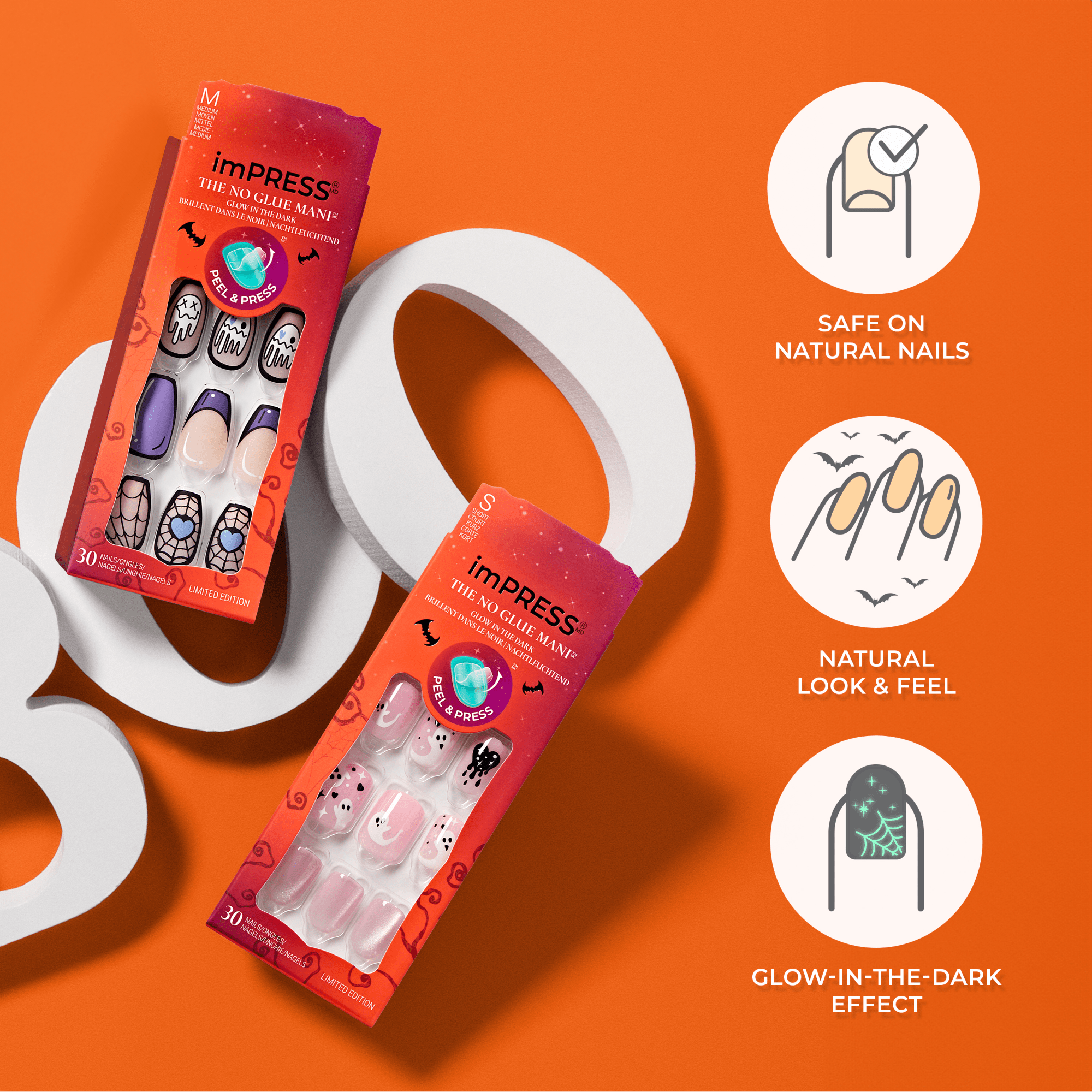 imPRESS Halloween Design Press On Nails - Drop-Dead Gorg