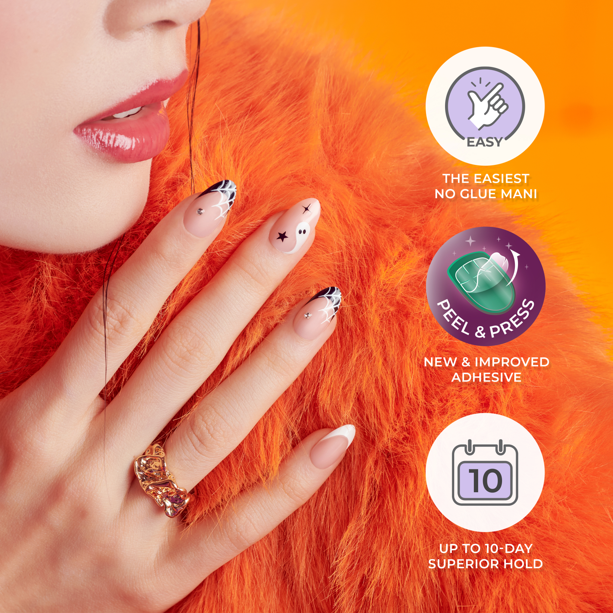 imPRESS Halloween Design Press On Nails - Drop-Dead Gorg